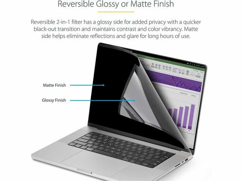 StarTech Anti-glare Privacy Screen Filter For 35.6 cm 14" LCD MacBook Pro