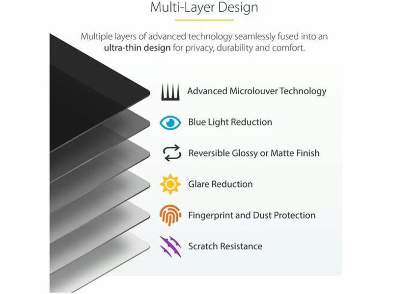 StarTech Anti-glare Privacy Screen Filter for Apple 40.6 cm 16" LCD MacBook Pro