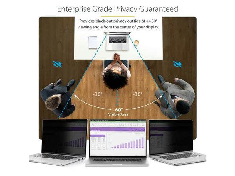 StarTech Anti-glare Privacy Screen Filter for Apple 40.6 cm 16" LCD MacBook Pro