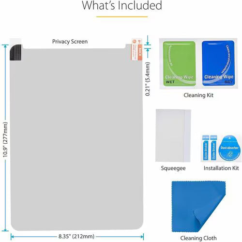StarTech Plastic Anti-glare Privacy Screen Filter for Apple iPad Pro (3rd Generation)