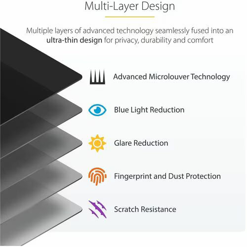 StarTech Plastic Anti-glare Privacy Screen Filter for Apple iPad Pro (3rd Generation)