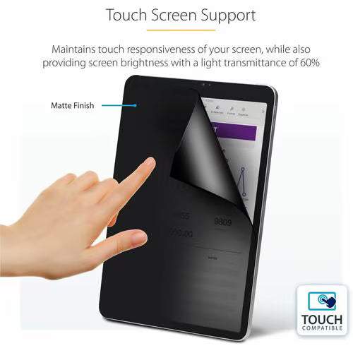 StarTech Plastic Anti-glare Privacy Screen Filter for Apple iPad Pro (3rd Generation)