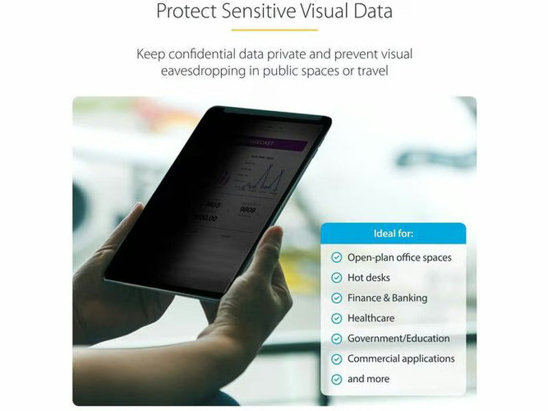 StarTech Plastic Anti-glare Privacy Screen Filter for Apple iPad Pro 3rd Generation