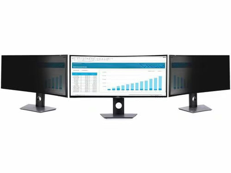 StarTech Privacy Screen For Dell P3424WE Curved Ultrawide 21:9 Monitor, Double-Sided, Computer Desktop Monitor Screen Protector