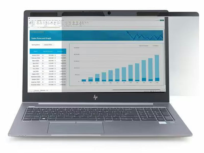 StarTech Magnetic Privacy Screen For 16-Inch 16:10 Laptop, Reversible Filter, Computer Screen Protector