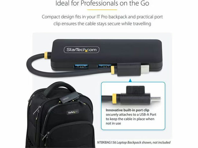 StarTech 4-Port USB-C Hub, 5Gbps, USB-C to 4x USB-A