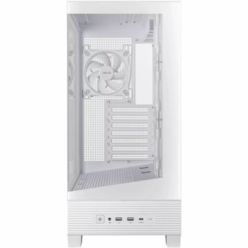 ASUS A31 Plus Tempered Glass ARGB ATX PC Case - White