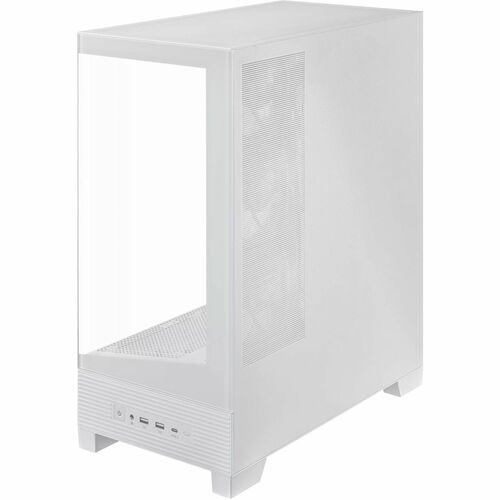 ASUS A31 Plus Tempered Glass ARGB ATX PC Case - White