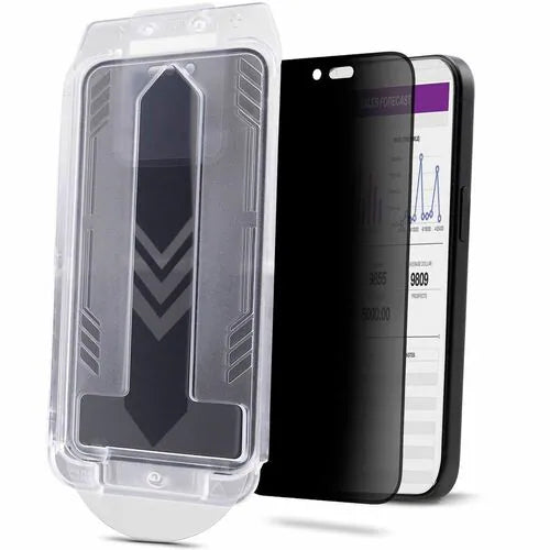 StarTech 4-Way 360 Privacy Screen For iPhone 16 Plus, Portrait/Landscape, Touch-Enabled, Tempered Glass Protector