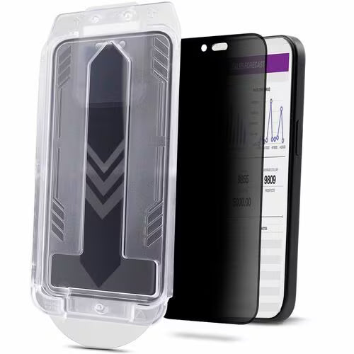 StarTech 4-Way 360 Privacy Screen For iPhone 16, Portrait/Landscape, Touch-Enabled, Tempered Glass Protector