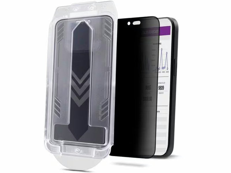 StarTech 4-Way 360 Privacy Screen For iPhone 16, Portrait/Landscape, Touch-Enabled, Tempered Glass Protector