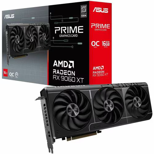 ASUS Prime Radeon RX 9060 XT 16GB GDDR6 OC Edition PRIME-RX9060XT-O16G