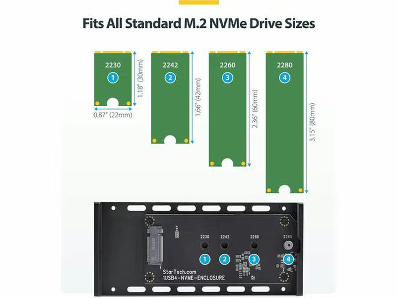 StarTech USB4 M.2 NVMe Enclosure