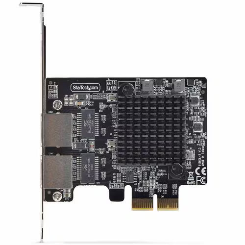 StarTech 2-Port 5G Gigabit PCIe Network Adapter Card