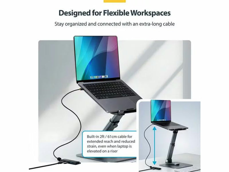 StarTech 4-Port USB-C Hub, 5Gbps, Bus Powered, USB-C to 4x USB-A Mini Hub