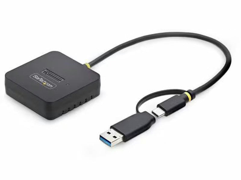 StarTech USB-C/USB-A to M.2 NVMe Dock Adapter, 10Gbps, Tool-Free External M.2 NVMe SSD Reader