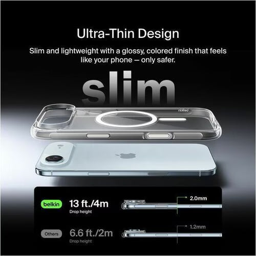 Belkin SheerForce Case for Apple iPhone Air Smartphone - Clear
