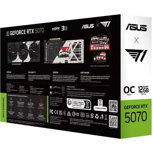 ASUS T1 GeForce RTX 5070 12GB GDDR7 OC Edition