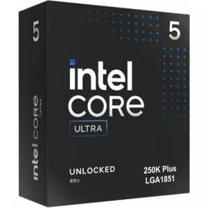 Intel Core Ultra 5 250K Plus 18 Cores 18 Threads LGA1851 30M Cache, up to 4.20 GHz 15th Gen - No CPU Cooler Included