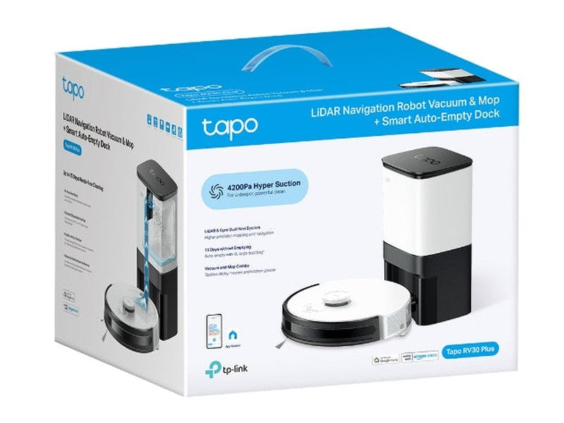 TP-Link Tapo RV30 Plus Robot Vacuum & Mop