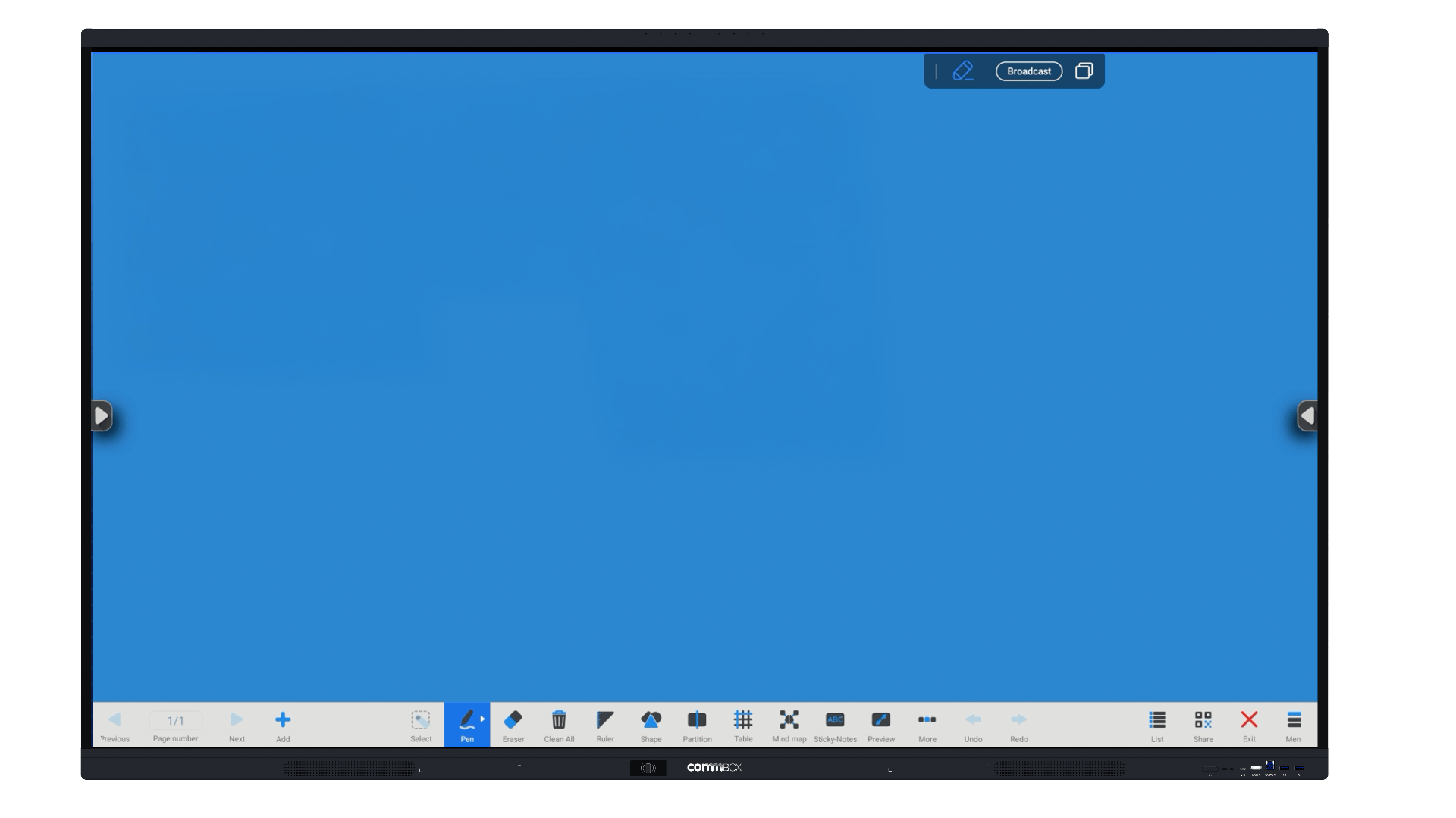 Commbox 75" S5 4K UHD Interactive Display, Android 14 5 Year Warranty