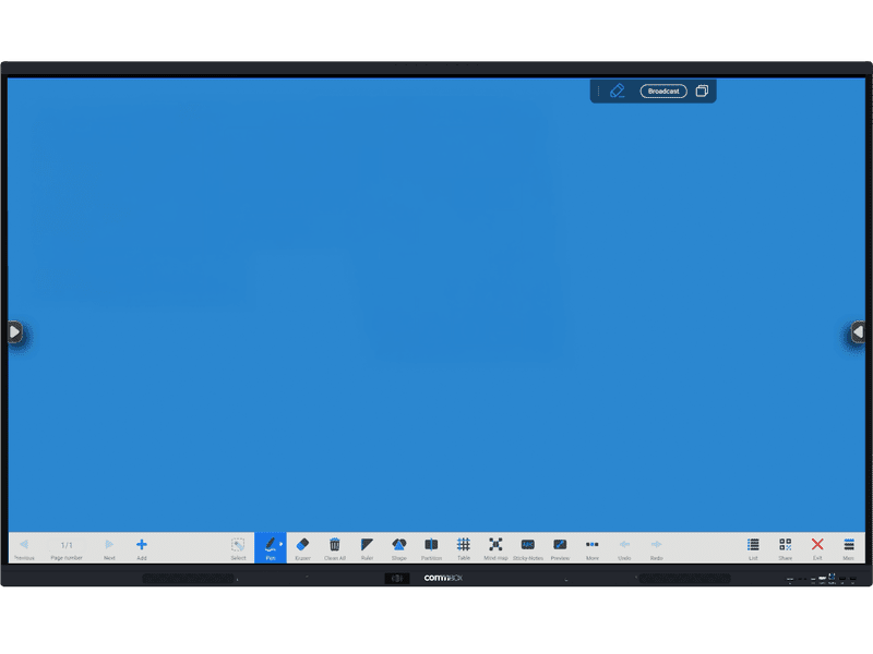 Commbox 75" S5 4K UHD Interactive Display, Android 14 5 Year Warranty