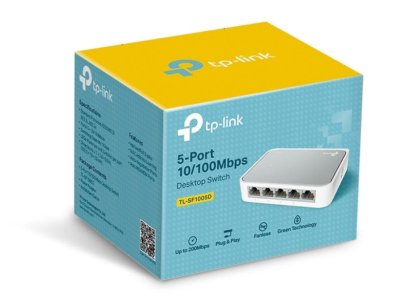 TP-Link TL-SF1005D 5-Port 10/100Mbps Desktop Switch