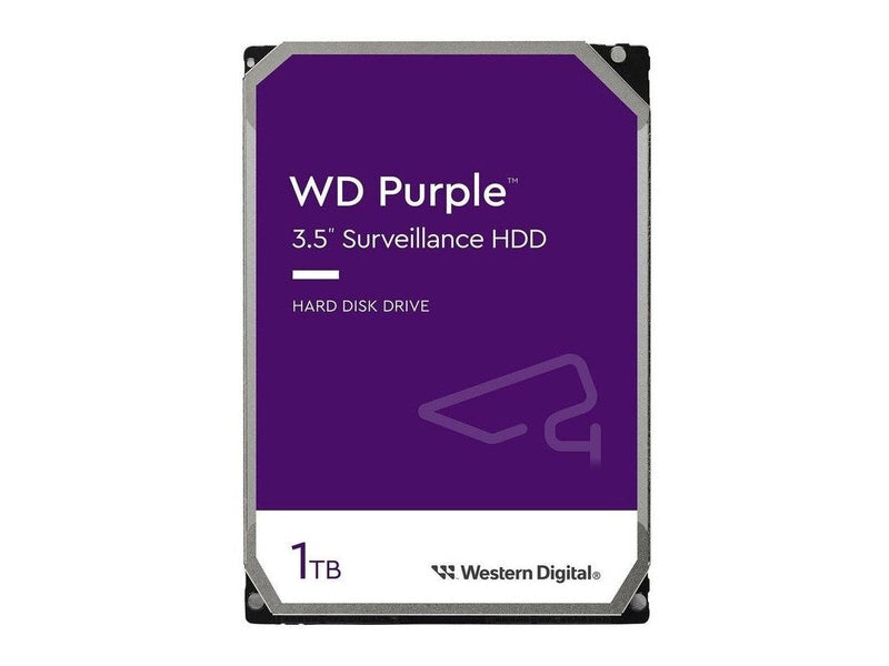 WD Purple 1TB 3.5" Surveillance HDD SATA 5400RPM