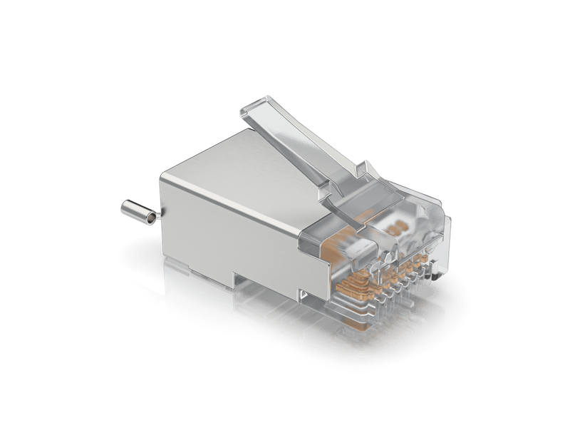 Ubiquiti UISP Surge Protection Connector SHD, 100 Pack, Sheilded Cable RJ45 Connector, Replaces TC-Con
