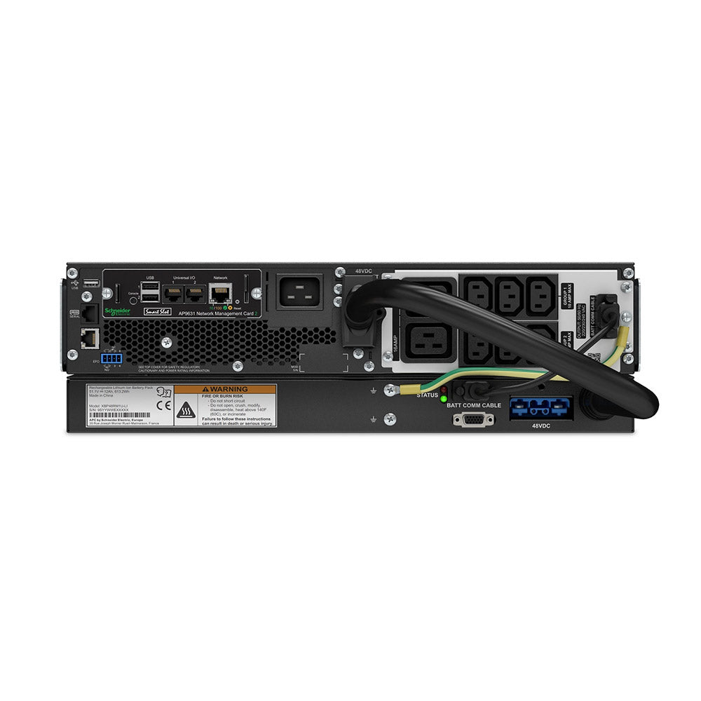 APC Smart-UPS On-Line, 3kVA, Rackmount 3U UPS with Network Card