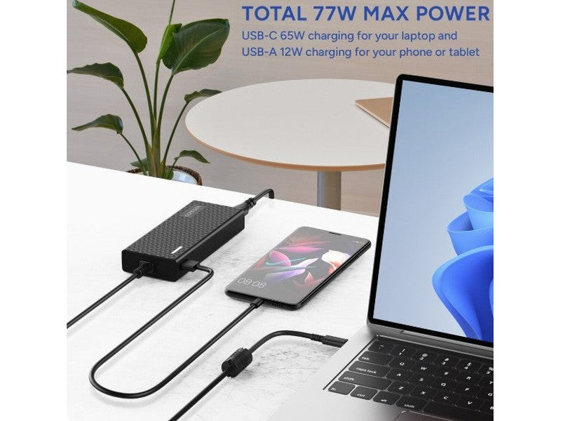 Comsol 65W Universal Laptop Charger With 11 Tips - DC65CAB