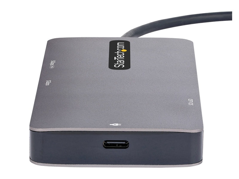 StarTech USB-C Multiport Adapter, 4K Dual HDMI, 5Gbps USB Hub, 100W PD 3 Yr