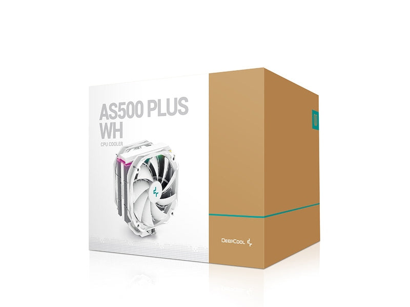 DeepCool AS500 PLUS White CPU Cooler Single Tower