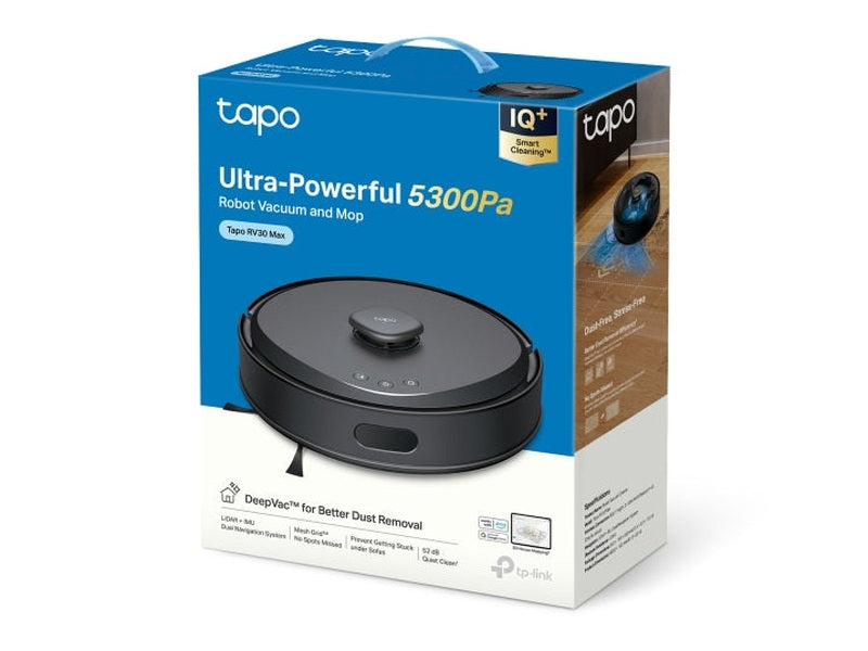 TP-LINK Tapo RV30 Max 5300Pa Hyper Suction Robot Vacuum Mop