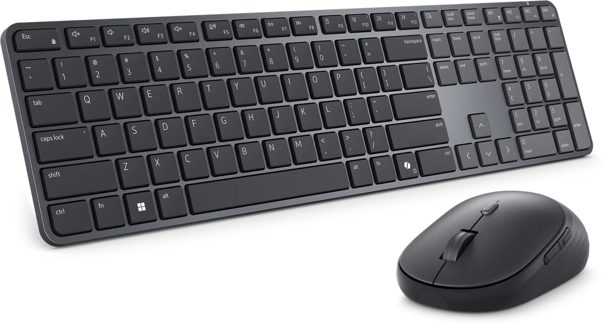 Dell KM726 Pro 7 Slim Wireless Keyboard and Mouse - Black