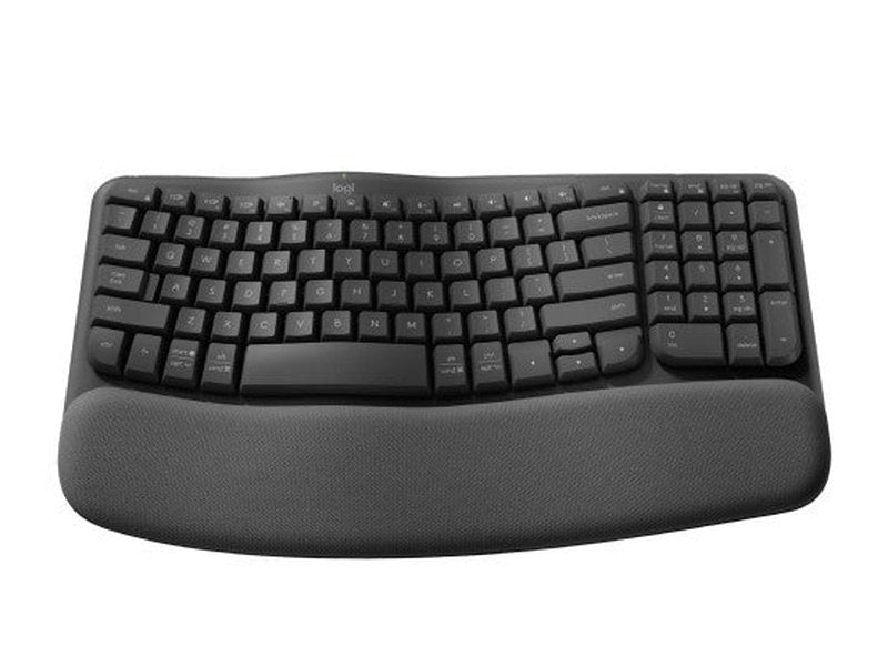 Logitech Wave Keys for Business Ergonomic Keyboard Logibolt Bluetooth - Graphite
