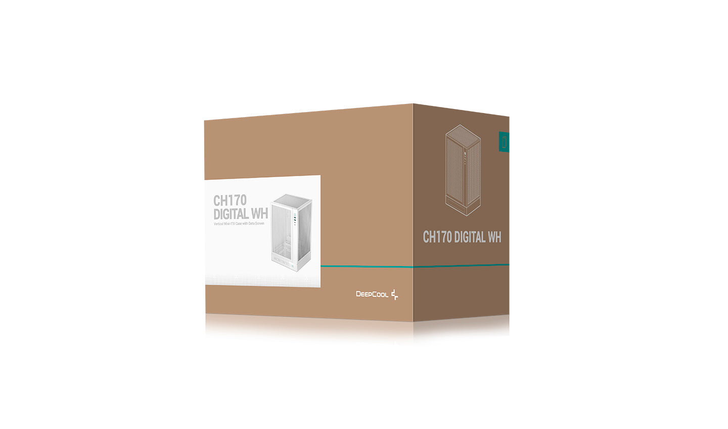 DeepCool CH170 DIGITAL WHT ITX Case