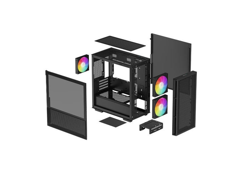 DeepCool CH360 Black Micro ATX Case