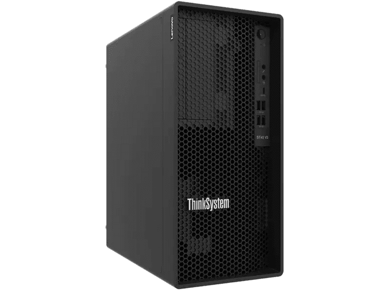 Lenovo ThinkSystem ST45 V3 Server AMD 4124P 4C 1/1 16GB 1/2 , 3.5" 0/2 +2.5" 0/1 , 300W 1/1 , 3YR