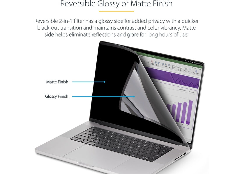 StarTech Magnetic Privacy Screen for 13" 16:10 Laptop - 13MAM-PRIVACY-SCREEN