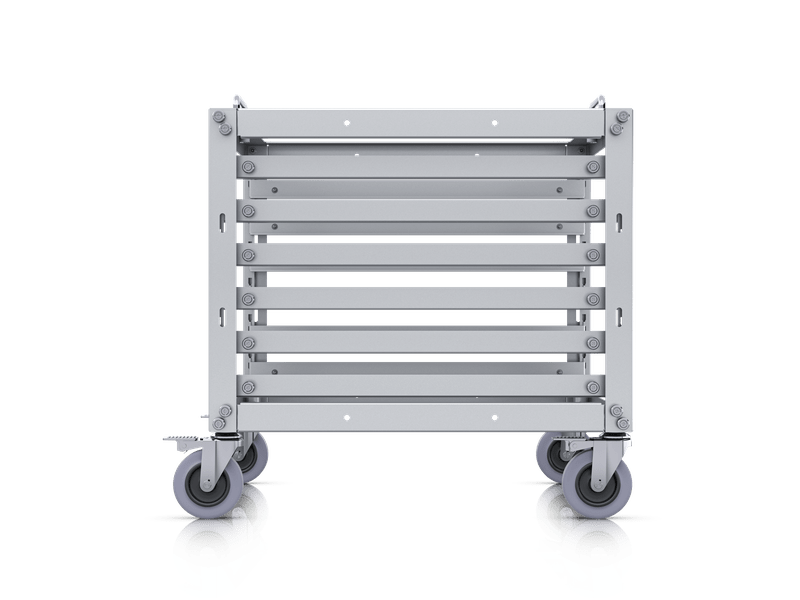 Ubiquiti Toolless Mini Rack, 6U-sized Device Rack with 24-port Blank Patch Panel, Can Assembled Without Tools, Lockable Casters