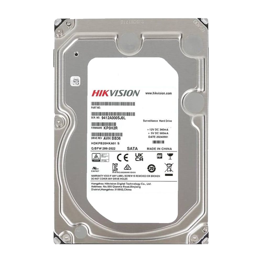 Hikvision DS100HKAI-VX1 Toshiba 10TB 3.5" SATA Enterprise Surveillance Hard Drive
