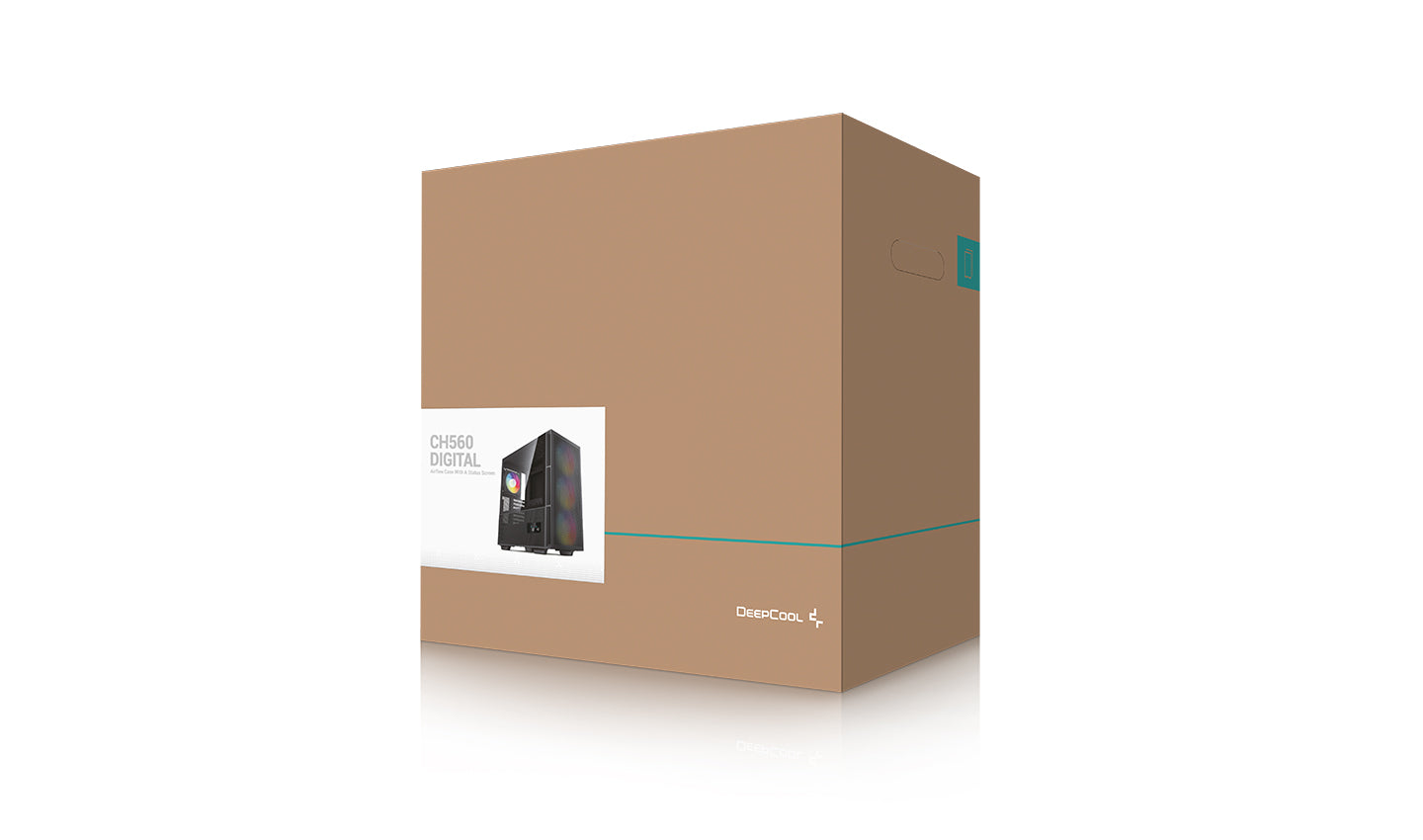 DeepCool CH560 DIGITAL High Airflow Mid-Tower ATX Case