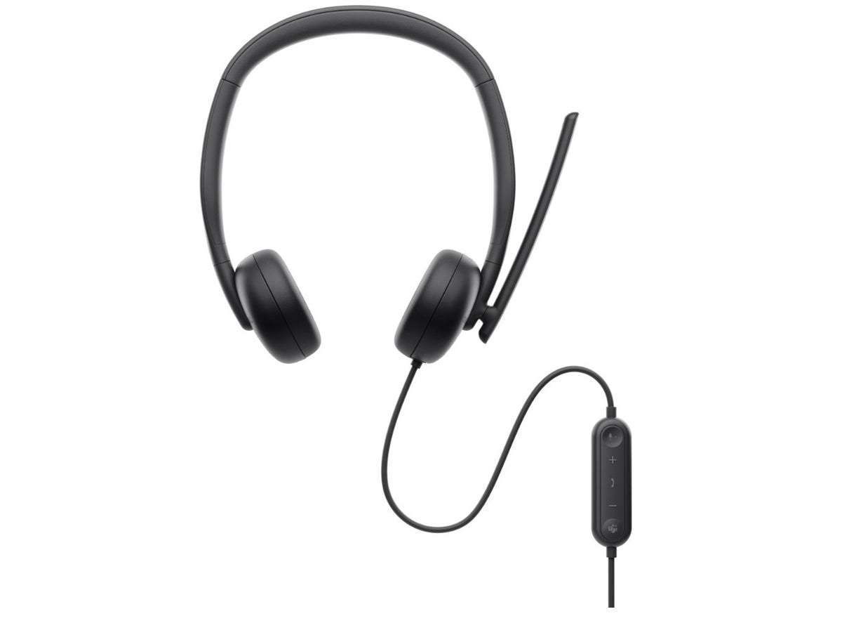 Dell WH3024 Pro Wired Noise-Cancelling Headset - Black