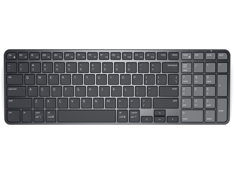 Dell KB746 Pro 7 Rechargeable Compact Keyboard - Graphite