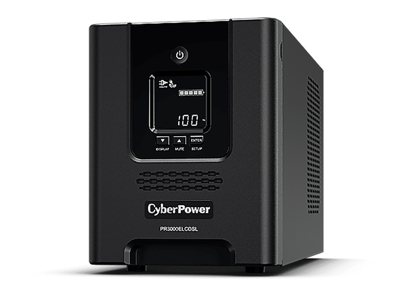CyberPower PR3000ELCDSL Smart App 3000VA/2700W Professional Tower UPS