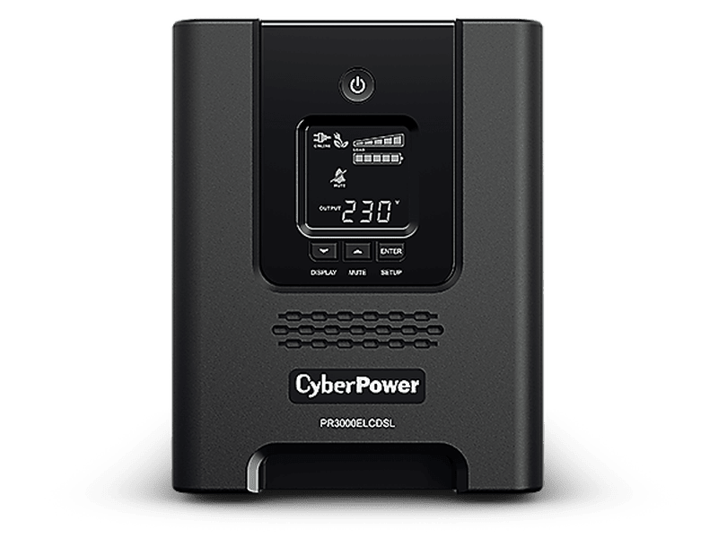 CyberPower PR3000ELCDSL Smart App 3000VA/2700W Professional Tower UPS