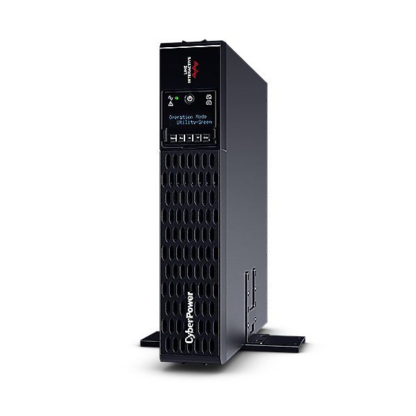 CyberPower PR1000ERTXL2UC Systems PRO LCD 1000VA/1000W 2U Line Interactive Rack/Tower Mountable UPS