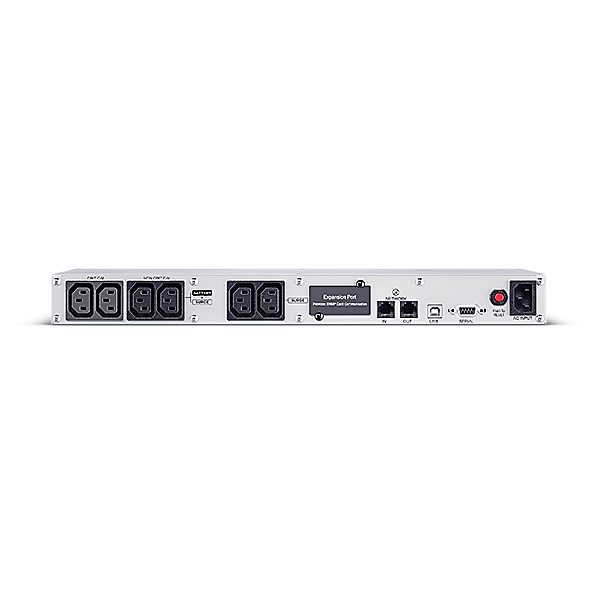 CyberPower PFC 1U Rackmount UPS LCD 600VA / 360W 1U Line Interactive UPS