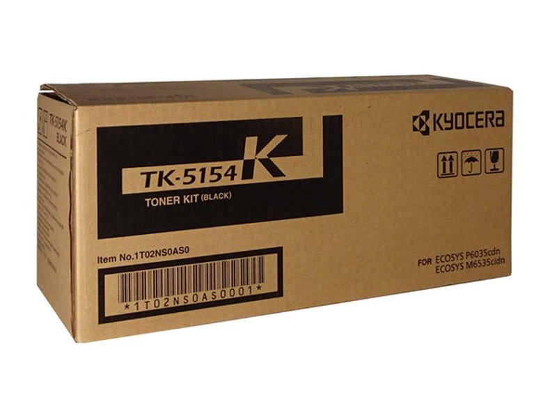 Kyocera Toner Kit TK-5154K Black For EcoSys P6035/M6535
